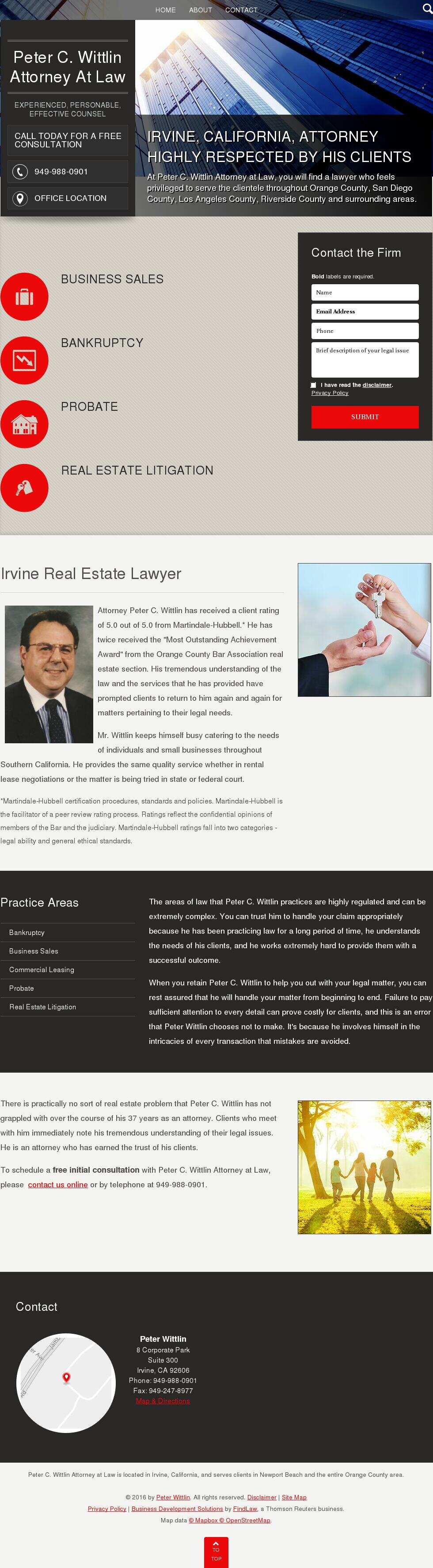 Peter Wittlin - Irvine CA Lawyers