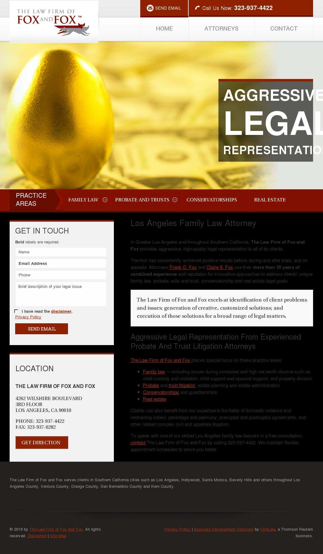 The Law Firm of Fox and Fox - Los Angeles CA Lawyers