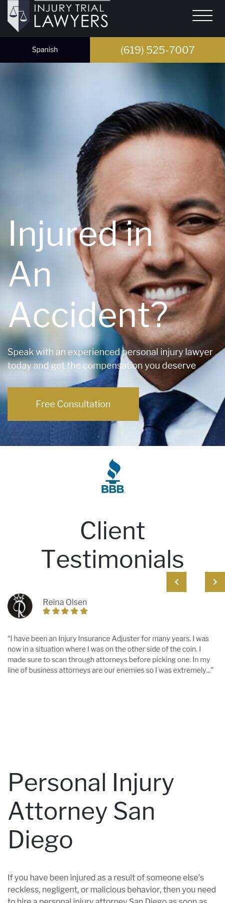 Injury Trial Lawyers APC - San Diego CA Lawyers