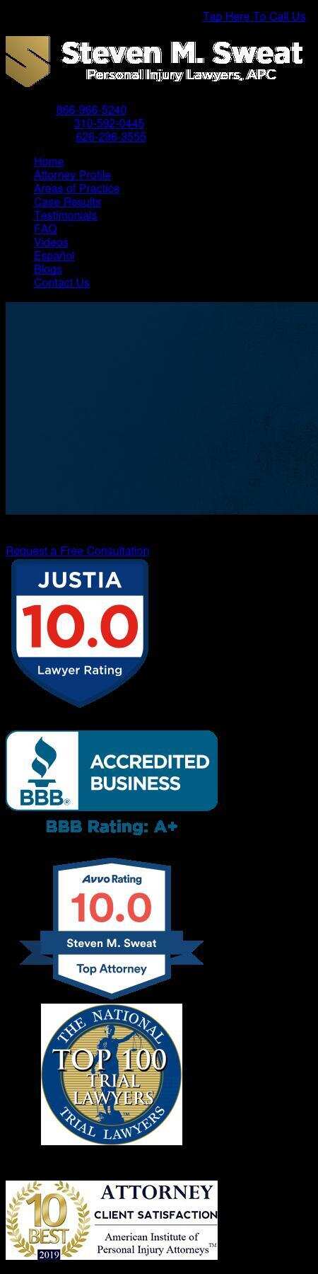 Steven M. Sweat, APC - Torrance CA Lawyers
