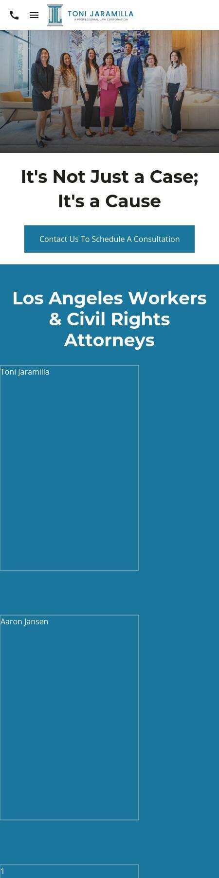 Toni Jaramilla, A Professional Law Corporation - Los Angeles CA Lawyers