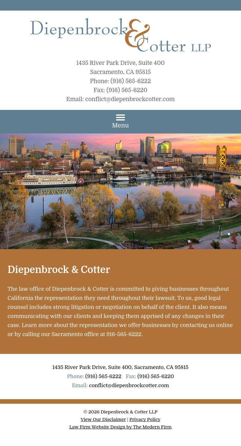 Diepenbrock & Cotter, LLP - Sacramento CA Lawyers