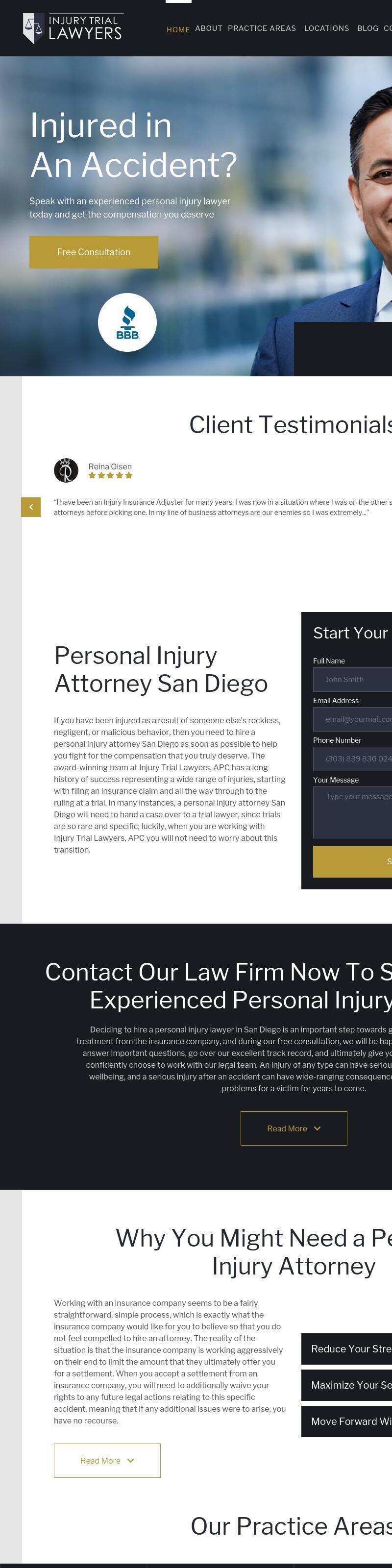 Injury Trial Lawyers APC - San Diego CA Lawyers
