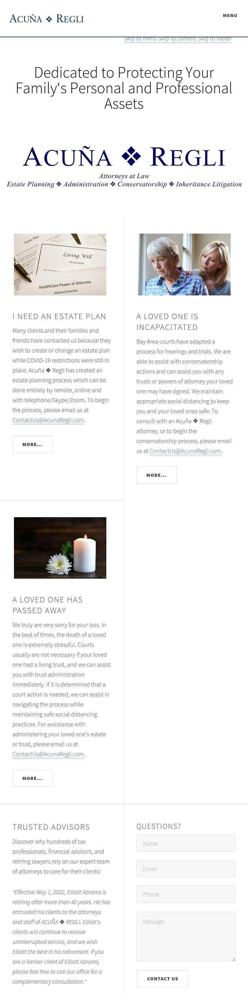 Law Offices of Elliott Abrams - Walnut Creek CA Lawyers