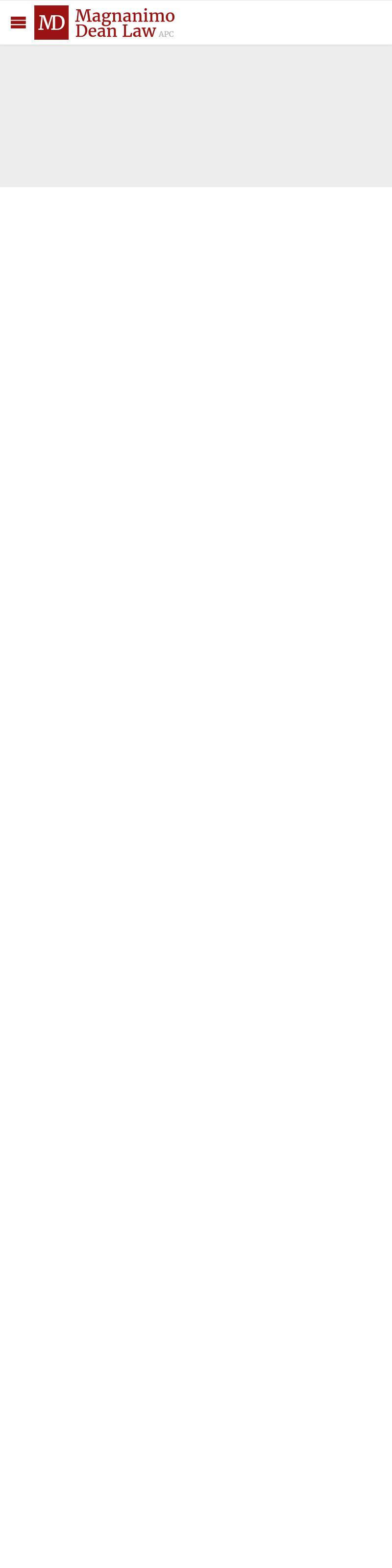 Magnanimo & Dean, LLP - Sherman Oaks CA Lawyers